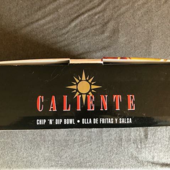 Caliente Ceramic Red Chip & Dip Bowl - Picture 6 of 9